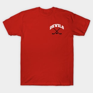 Devils Hockey Small Logo T-Shirt